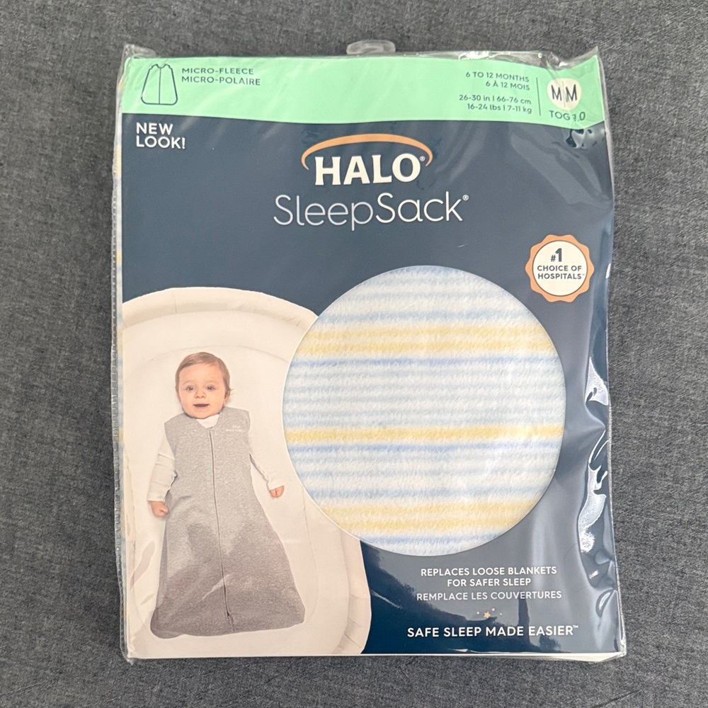 Halo SleepSack Micro-Fleece Wearable Blanket - M - NWT